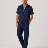 Cristiano – completo due pezzi camicia e pantaloni a gamba larga da uomo