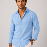 Federico – camicia di lino a maniche lunghe da uomo