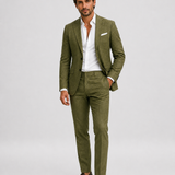 Luca – abito slim fit in lino da uomo