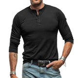 Camicia Retro in Cotone a Maniche Lunghe
