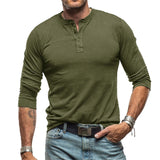 Camicia Retro in Cotone a Maniche Lunghe