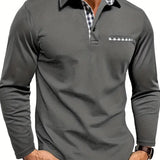 Camicia Polo Uomo Estiva a Maniche Lunghe