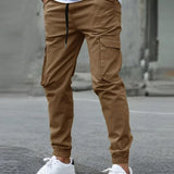 Pantaloni Cargo Uomo Jogger Affusolati