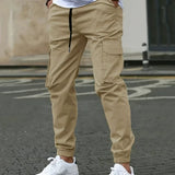 Pantaloni Cargo Uomo Jogger Affusolati