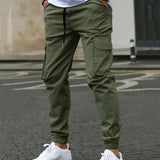Pantaloni Cargo Uomo Jogger Affusolati