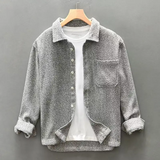 Overshirt strutturato con abbottonatura da uomo