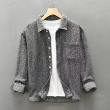 Overshirt strutturato con abbottonatura da uomo