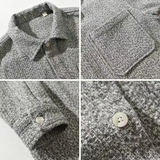 Overshirt strutturato con abbottonatura da uomo
