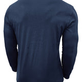 Camicia Retro in Cotone a Maniche Lunghe