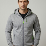 Felpa Uomo con Zip e Cappuccio