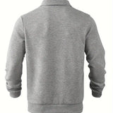Maglione uomo geometrico dalla vestibilità ampia