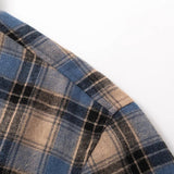 Overshirt a quadri con abbottonatura casual da uomo