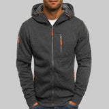 Maglione Uomo con Cappuccio e Zip