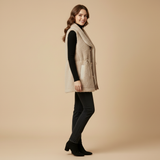 Gilet Donna in Pelliccia Sintetica