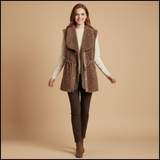 Gilet Donna in Pelliccia Sintetica
