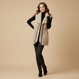 Gilet Donna in Pelliccia Sintetica
