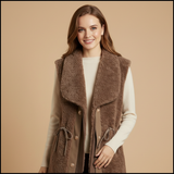 Gilet Donna in Pelliccia Sintetica
