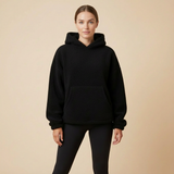 Felpa Donna Oversize con Cappuccio