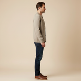 Cardigan Uomo Classico con Collo Rotondo