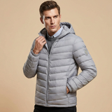 Giacca Trapuntata con Cappuccio e Zip
