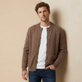 Cardigan Uomo Classico con Collo Rotondo