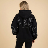 Felpa Donna Oversize con Cappuccio