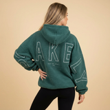 Felpa Donna Oversize con Cappuccio