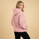 Felpa Donna Oversize con Cappuccio