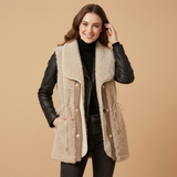 Gilet Donna in Pelliccia Sintetica