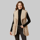 Gilet Donna in Pelliccia Sintetica