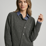 Cardigan Donna Asimmetrico con Bottoni