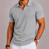 Polo Uomo Testurizzata con Colletto Classico