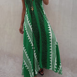 Vestito senza maniche con scollatura a V