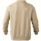 Maglione uomo geometrico dalla vestibilità ampia