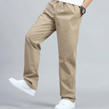 Pantaloni Uomo in Cotone a Gamba Larga
