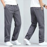 Pantaloni Uomo in Cotone a Gamba Larga