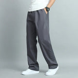 Pantaloni Uomo in Cotone a Gamba Larga