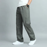 Pantaloni Uomo in Cotone a Gamba Larga