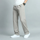 Pantaloni Uomo in Cotone a Gamba Larga