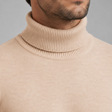Maglione Uomo Collo Alto in Maglia Leggera