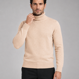 Maglione Uomo Collo Alto in Maglia Leggera