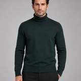 Maglione Uomo Collo Alto in Maglia Leggera