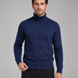 Maglione Uomo Collo Alto in Maglia Leggera