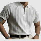 Polo da uomo slim fit con scollo a V