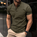 Polo da uomo casual a maniche corte