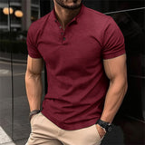 Polo da uomo casual a maniche corte