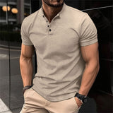 Polo da uomo casual a maniche corte