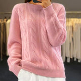 Pullover a treccia con vestibilità oversized