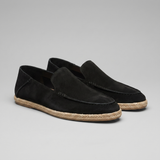 Mocassini di camoscio espadrille estivi da uomo