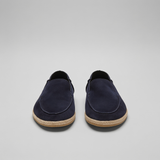 Mocassini di camoscio espadrille estivi da uomo